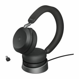 Jabra Evolve2 75 - Headset Inalámbrico y Alámbrico On-Ear Bluetooth para Llamadas/Música, Color Negro Precio: 305.78999968. SKU: S55130664