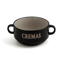 Quid Bol Cerámica Rustik 45 cL (6 Unidades) 16x12x7 cm - Acabado Mate