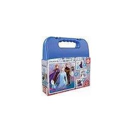 Puzzles progresivos 12-16-20-25 piezas frozen ii en maletin Puzzles progresivos 12-16-20-25 piezas frozen ii en maletin