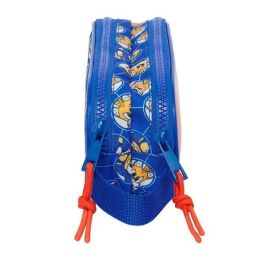 Portatodo Doble Sonic Prime Azul 21 x 8 x 6 cm