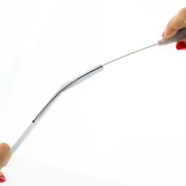 Cook Concept Escobilla Limpieza Pajitas Cocktail Lounge Reutilizables Flexible 24.5x2 cm