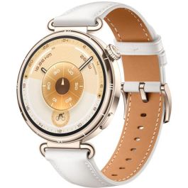 Huawei WATCH GT6 41mm Konsu-B19L Blanco Correa Cuero Compuesto Reloj Inteligente AMOLED Pantalla Táctil