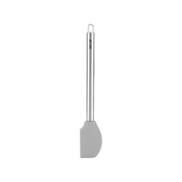 Espátula de Silicona con Mango de Acero Quttin (24 Unidades) Espátula de Silicona con Mango de Acero Quttin (24 Unidades)
