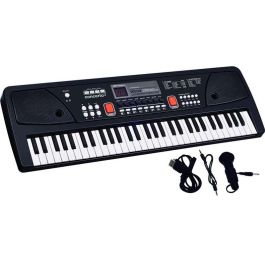 Organo electronico 61 teclas con microfono,toma usb y cable de audio 63x20x6 cm Organo electronico 61 teclas con microfono,toma usb y cable de audio 63x20x6 cm