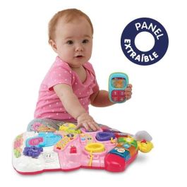 Andador comienzandar 2 en 1 rosa con patas plegables, panel extraíble, luces y sonidos 46x33x45 cm Andador comienzandar 2 en 1 rosa con patas plegables, panel extraíble, luces y sonidos 46x33x45 cm