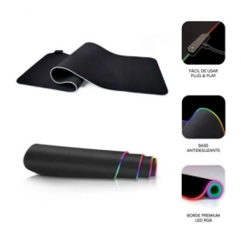 SUBBLIM Alfombrilla Mouse Pad Premium LED RGB 800x300x4
