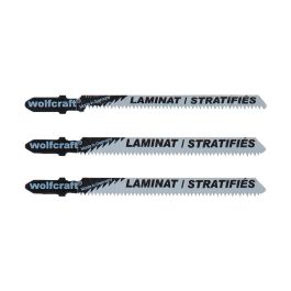 Wolfcraft Hojas de sierra de calar para madera dura y laminados, vástago en T HCS, cortes limpios y curvos, pack 3 unidades Precio: 5.50000055. SKU: S7907132