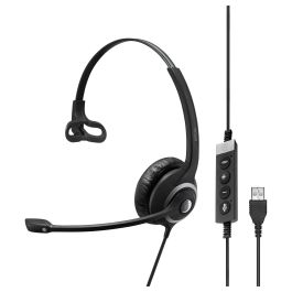 EPOS Auriculares SC 230 USB MS II Diadema Monoaural Oficina/Centro de Llamadas Alámbrico USB Tipo A Negro Precio: 109.50000028. SKU: B1BE2XXMVJ