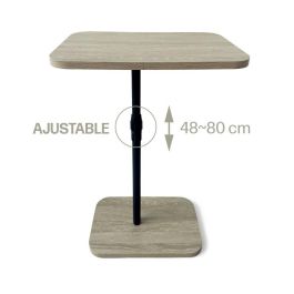 Inde Soporte Auxiliar de Sofá Ajustable Moblekit, Mesa Auxiliar 45x29x70 cm para Salón (4 Unidades)
