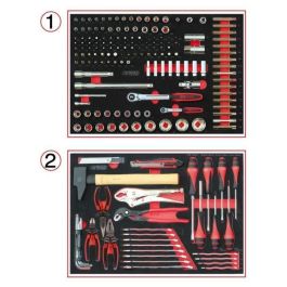 Ks Tools 714.0184 Juego de herramientas con 2 cajones para carro - 184 piezas Precio: 413.69000002. SKU: B16EBX2XYF
