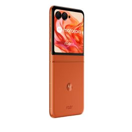 Motorola razr 50 5G Dual SIM, Pantalla Plegable 6.9" pOLED + Externa 3.63", 50MP, 8GB RAM, 256GB Almacenamiento, IPX8, 4200 mAh Naranja