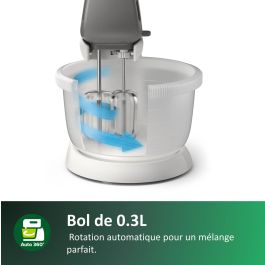 Philips HR3745/00 Batidora 450 W 3 L Blanco