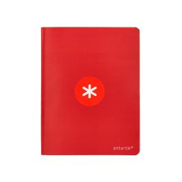 Libreta Antartik A5+ Plus Cosida 48 Hojas 90 gr-M2 Liso Sin Margen 6 Colores Surtidos 12 unidades