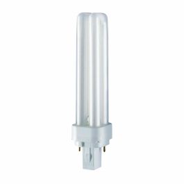 Patron Bombilla bajo consumo G24d-2 18W 1200 lm PL-C 6500K luz fría 150x35 mm