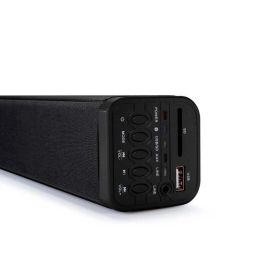 Thomson SB250BT Barra de sonido 2.1 con subwoofer, 200W de potencia, Bluetooth, USB/SD, RCA, Aux 3.5mm y control remoto