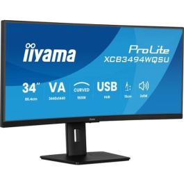 iiyama XCB3494WQSU-B1 Monitor Curvo 34 Pulgadas VA UWQHD 21:9 Flicker-Free Luz Azul Precio: 343.50000058. SKU: B1G8KVVFK5