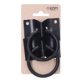 Edm 2 Anillas Aparca Perros con Placa 70x45mm Negras Precio: 5.50000055. SKU: S7914045