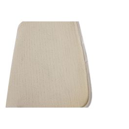 DKD Home Decor Alfombra Geometrical Glam de Poliester Blanco Dorado 60 x 40 cm (Pack 6 Unidades)