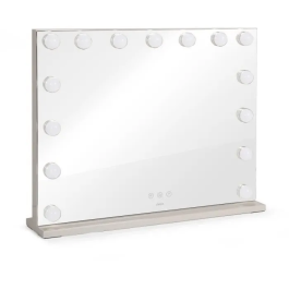 Livoo Espejo de Maquillaje DOS207 56 x 44 cm con 15 LED y 3 Modos de Luz Precio: 112.50000047. SKU: B1KKHT77WS