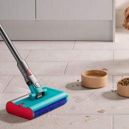 Dyson V15s Detect Submarine: Aspiradora sin cable, húmeda y seca, para una limpieza profunda (Níquel/Azul)