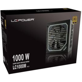 LC Power Fuente de Alimentación LC1000M V2.31, 1000W, 80+ Gold, Modular ATX, PC
