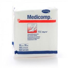 Medicomp Gasas Non Woven 7,5x7,5 cm 100 Unidades - Tejido Absorbente y Transpirable para Tratamiento General de Heridas Precio: 2.4999997. SKU: B16CLSSG7Z