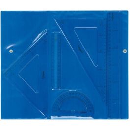 Maped Kit 5 Piezas con Reglas de 30 cm y 15 cm, Escuadra 20 cm, Cartabón 25 cm y Transportador Precio: 2.50000036. SKU: B17AEVQYAL