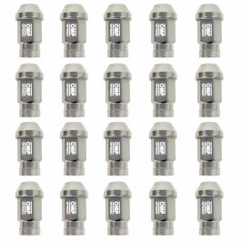 Set Tuercas OMP 7075 M12 x 1,25 40 mm 20 uds Antracita
