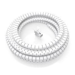 Aisens A151-0919 Organizador de Cables en Espiral 3m Blanco, Plástico Resistente y Flexible, hasta 25mm Diámetro Aisens A151-0919 Organizador de Cables en Espiral 3m Blanco, Plástico Resistente y Flexible, hasta 25mm Diámetro