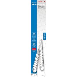 GENIE Canutillos Espirales 10mm Blancos, 25 Unidades