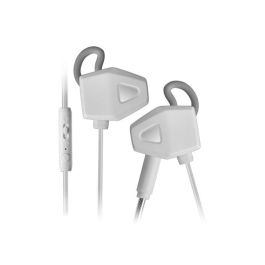 Mars Gaming Auriculares Gaming In-Ear MIHXW Jack 3.5mm Dual Driver Haptic Sense Compatibilidad Universal Blancos