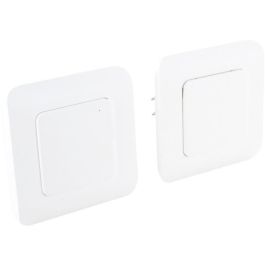 Juego de 2 kits de interruptores inalámbricos - DIO CONNECTED HOME - DiO 1.0 - Blanco Juego de 2 kits de interruptores inalámbricos - DIO CONNECTED HOME - DiO 1.0 - Blanco