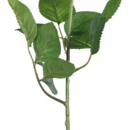 Flor Rosa Blanco Artificial Decoración 14 X 16 X 43 cm