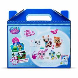 Bandai 3701405822897 Pack 5 Mascotas Littlest Pet Shop Montagne Animales Coleccionables