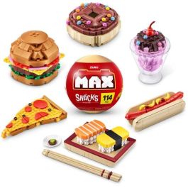 Juego de construcción - ZURU - Snack - 200 piezas máximo - 6 snacks - Hamburguesa, helado o sushi Juego de construcción - ZURU - Snack - 200 piezas máximo - 6 snacks - Hamburguesa, helado o sushi