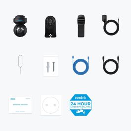 Reolink E540-B Cámara de Seguridad IP WiFi Exterior 5MP Interior/Exterior Inalámbrico y Cableado Google Assistant Negro IP65