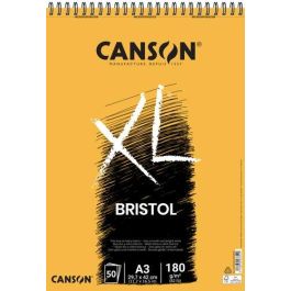Bloc De Dibujo Canson Xl Bristol Con Espiral Liso A3 180G 50H (Set de 5) Precio: 69.99341024. SKU: B13XZCJAGT