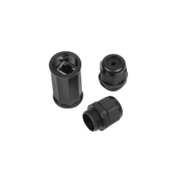 LANBERG AD-RJ45-OS6-IP67 Cambiador de Género para Cable RJ-45 Negro