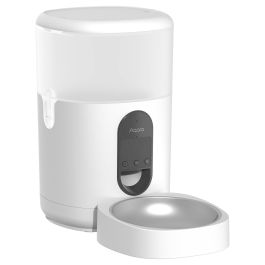 Aqara PETC1-M01 Comedero Automático para Mascotas, 4L, Blanco, Control por App, Batería/USB, Interior
