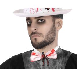 Pajarita Blanca Con Calavera Y Manchas De Sangre Para Hombre Accesorio Temático Disfraz Precio: 1.49999949. SKU: B15S8FMLQ3