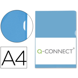 Q-connect Carpeta Dossier Uñero Plástico DIN A4 120 Micras Azul - Bolsa 10 Unidades Precio: 0.69000008. SKU: B1D5BQATRK