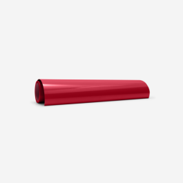 Cricut Rollo de vinilo de termotransferencia liso Rojo 241mm x 609mm Compatible con Joy Xtra Smart Iron-On Ref.2010401