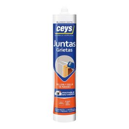 Ceys 505602 Masilla Acrílica para Juntas y Grietas, Blanco, Cartucho 280 ml, Interior Precio: 3.88999996. SKU: S7914107