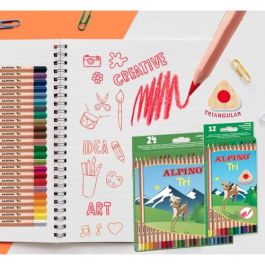 Alpino Lápices de Colores Triangulares Estuche 24 Unidades 175 mm