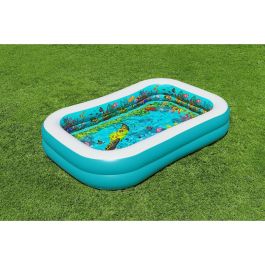 Bestway Piscina Hinchable 2 Camaras Fondo 3D Marino con Accesorios 262x175x51 cm +3 Años Jardin 54177 Bestway Piscina Hinchable 2 Camaras Fondo 3D Marino con Accesorios 262x175x51 cm +3 Años Jardin 54177