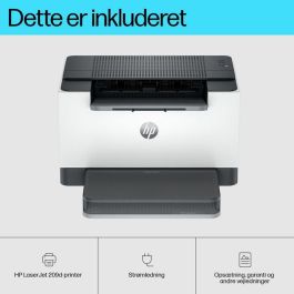 HP M209d Impresora Láser Monocromo con Impresión Dúplex Rápida, Diseño Compacto, Alto Rendimiento y Configuración Sencilla con App HP