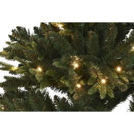 DKD Home Decor Árbol Navidad Tradicional Verde 150 cm LED Luz Cálida 761 Ramas Desmontable