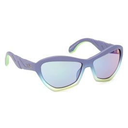 Adidas Sport OR0095 82Z Gafas de Sol para adultos, Gafas de Sol Rectangulares Montura Violeta Mate