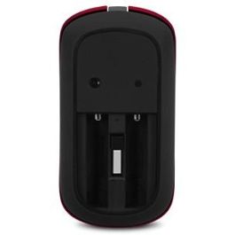 Acer Slim Optical Mouse AMR Inalámbrico Óptico Rojo 1000 DPI Ambidextro con Receptor USB para Oficina