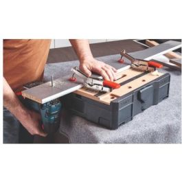 Bessey STC-S-MFT Brida Horizontal con Brazo Abierto y Placa Base, 14 Piezas, para Sistemas MFT